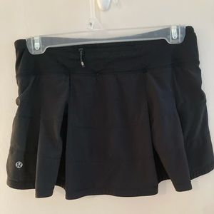 Black lululemon skort